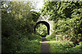 Tees Railway Path passing beneath road bridge