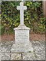 Little Wittenham War Memorial: early September 2022