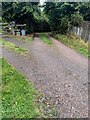 Church access road, Llanfihangel Tor-y-Mynydd, Monmouthshire