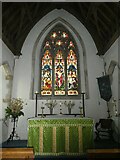 SU5494 : St Mary, Long Wittenham: Trinity altar by Basher Eyre