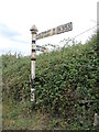 Signpost on Langport Road