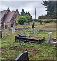 East side of the churchyard, Llanishen, Monmouthshire