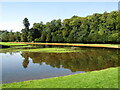 SE2868 : Studley Royal Water Garden - Half Moon Pond by Colin Smith