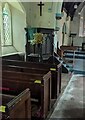 Church pulpit, Llanishen, Monmouthshire