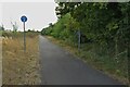 Footpath and cycle track by the A505