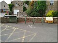 Cycle parking in the centre of Gargrave