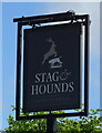 Sign for the Stag & Hounds, Binfield