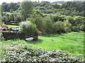 Bath in a field