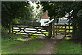 Gate to Allyns Lane