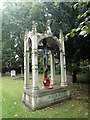 The war memorial in All Saints Churchyard, Fulham