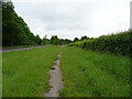 Path beside Collinswood Road (A355)