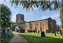 SP6798 : St. Andrews Church, Burton Overy by Mat Fascione
