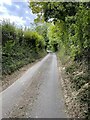 Narrow lane to Haultwick