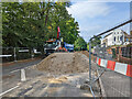 Road closure, Balcombe Road at Worth Corner