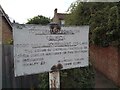 Tottenham Borough Council Sign Cornwall Road N15