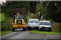 A tight squeeze along Lough Road