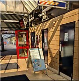 SY6779 : Inconvenient in Weymouth railway station by Jaggery