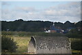 Nissen hut and oast house