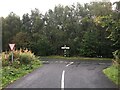 Road junction near Bowscar