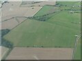 TF1779 : Ridge and furrow fields, Back o' Frank's Hill, near Panton : aerial 2022 by Simon Tomson