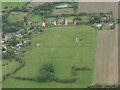 Minting Benedictine Priory site: aerial 2022