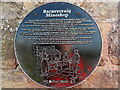 Plaque, Barneycraig Mine Shop, Carrshield