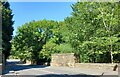 Menston, A65, disused railway bridge parapet