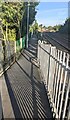 Shadows on a station exit path, Stonehouse