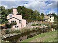 Canalside houses near Brecon