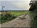 Byway across Lamsden Common