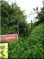 Overgrown footpath off Watlington Road (B480)