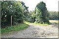 Footpath off Miles Lane