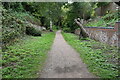 Path in former railway cutting, Ledbury