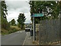 Footpath signs on High Lane