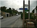 Footpath signs, Jackroyd Lane, Newsome 