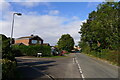 Wilsford Lane at the junction with Roman Way, Ancaster