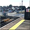 Level crossing opposite Wool railway station, Dorset