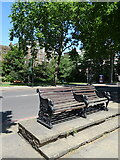 TQ2777 : Bench on Chelsea Embankment by JThomas