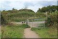 Kissing gate on Wales Coast Path