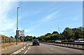 On the A3022, Riviera Way, entering Torquay