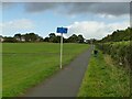 SE3633 : Cycle path junction near Whitkirk by Stephen Craven