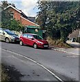 Dark green cabinet, Queens Drive, Moreton, Dorset