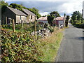 Old mill buildings at the junction in the Drumee Road