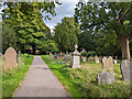 Churchyard path, Copthorne