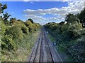 Railway line heading Hertford way