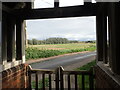 View through the lychgate at St Mary