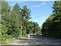 Cattle grid and roundabout on B4275, near to Abercynon