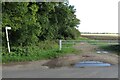 Footpath by Roads Woods towards Tonwell