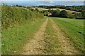 Footpath down into Sacombe