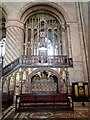 NZ2742 : Durham Cathedral - The Cathedra (Bishop's throne) by Rob Farrow